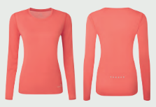 Camiseta técnica oficial del club temporada invierno Ronhill ligera, transpirable y personalizada. Tallas variadas.